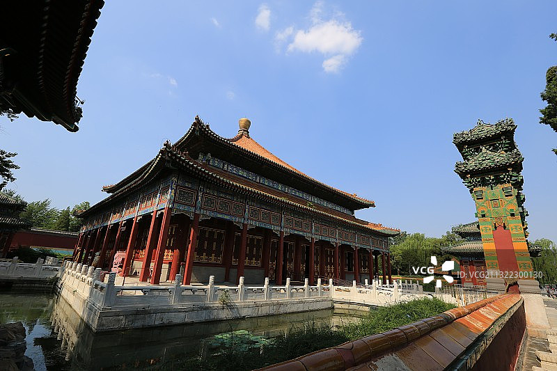 北京北海公园小西天极乐世界殿（观音殿）图片素材