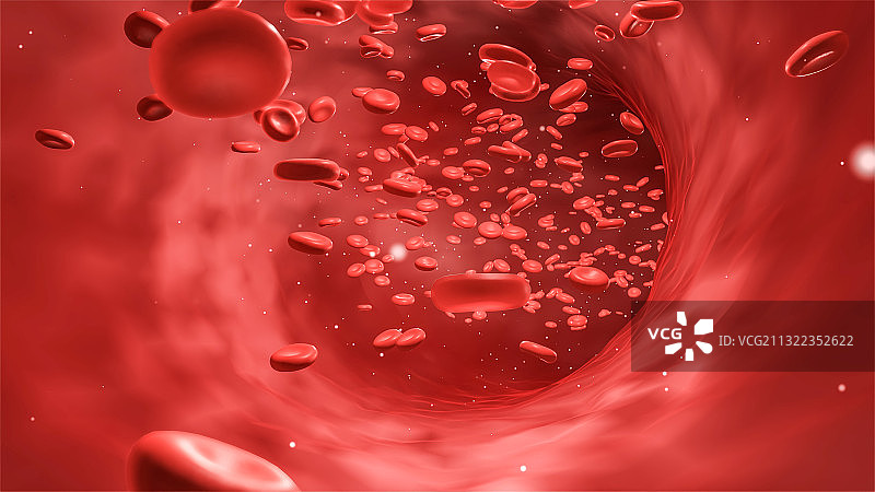 三维制图血管红细胞血小板图片素材