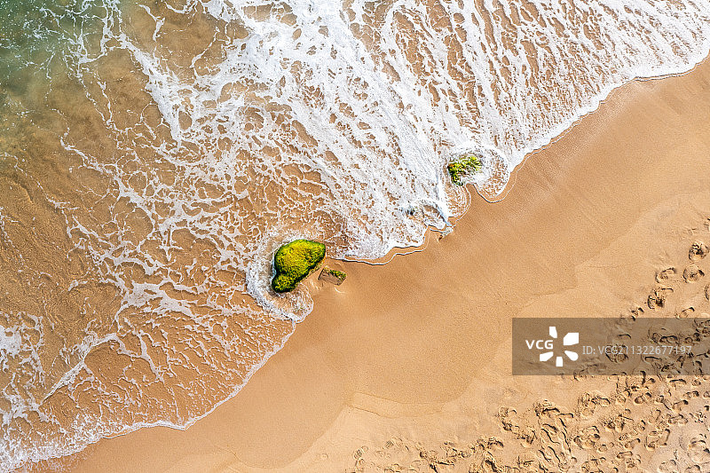 惠州双月湾狮子岛沙滩海岸图片素材