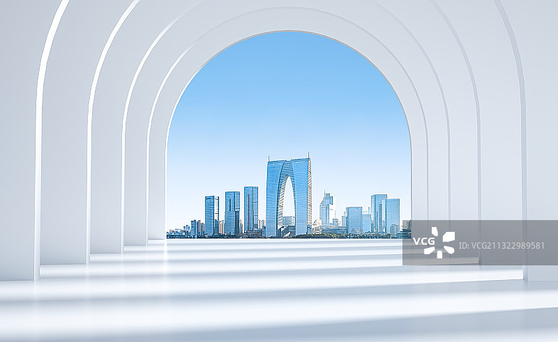 苏州城市建筑空间背景图片素材