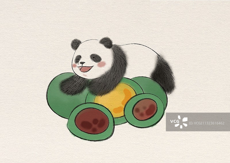 熊猫青团图片素材
