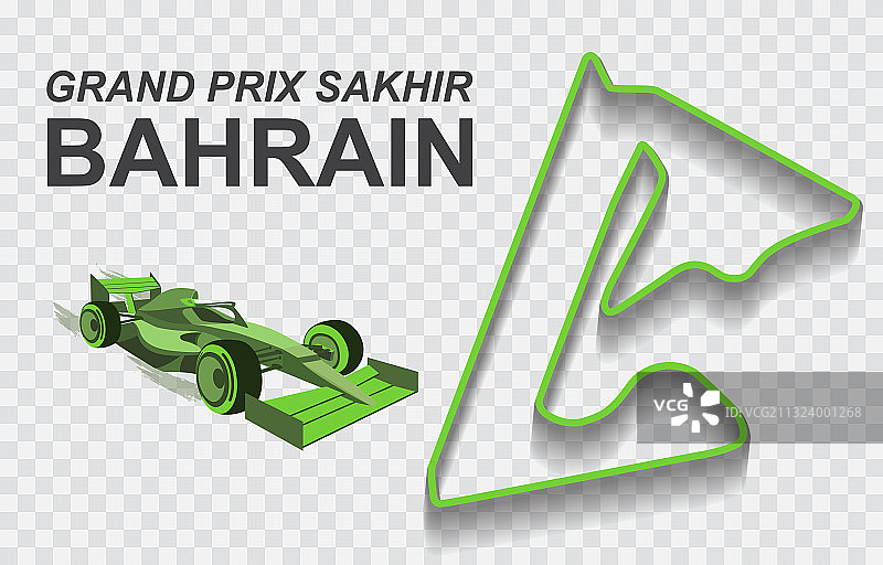 巴林大奖赛赛道一级方程式或f1图片素材