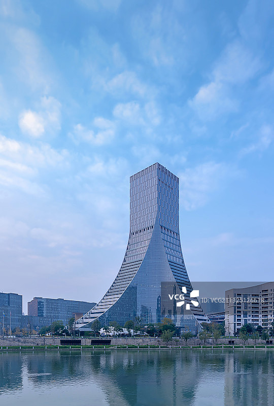 四川省成都市高新区中国-欧洲中心图片素材