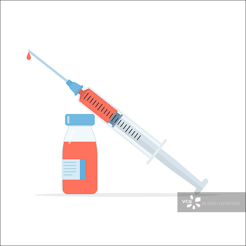 疫苗概念医用安瓿图片素材