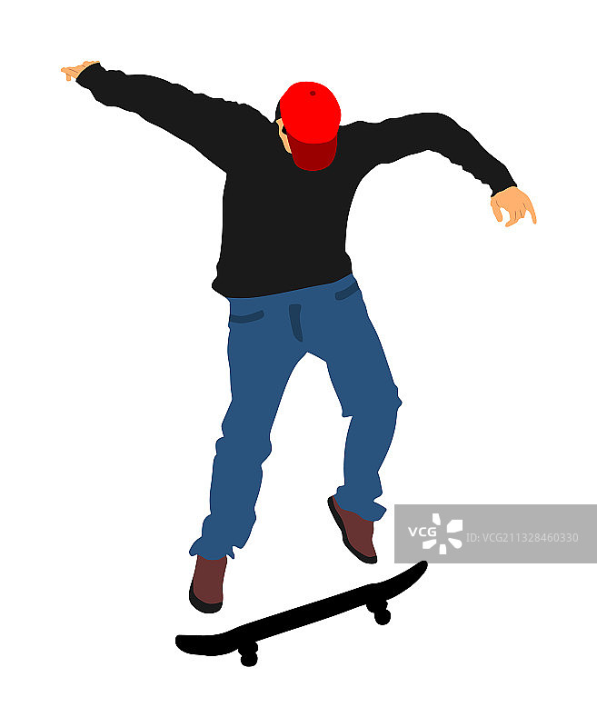 极限运动游戏滑板在滑板公园图片素材