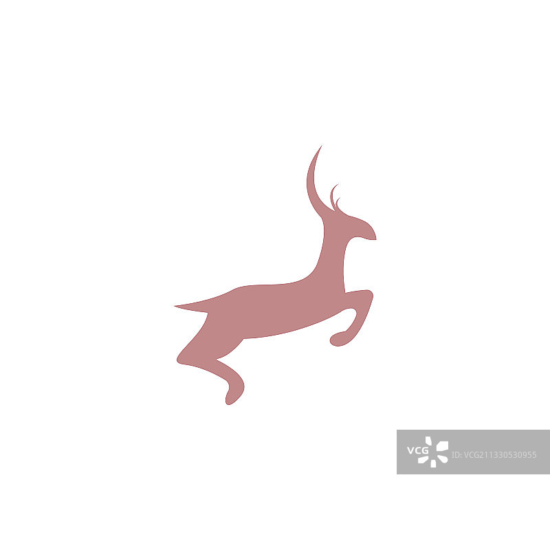 鹿标志图标设计图片素材