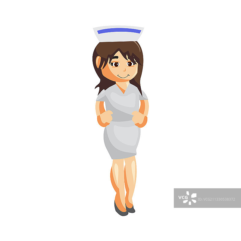 护士女医院性格服装保健图片素材