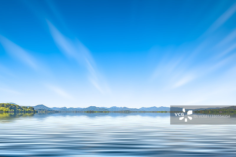 杭州西湖自然风光图片素材