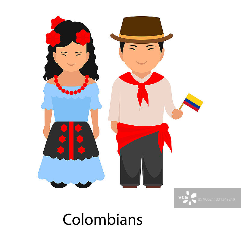 哥伦比亚服装图片素材