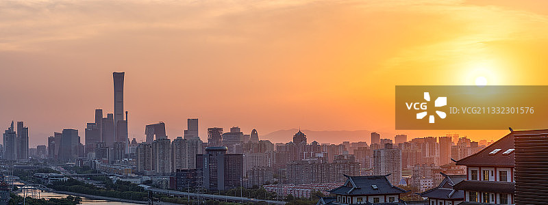 北京 城市全景图片素材