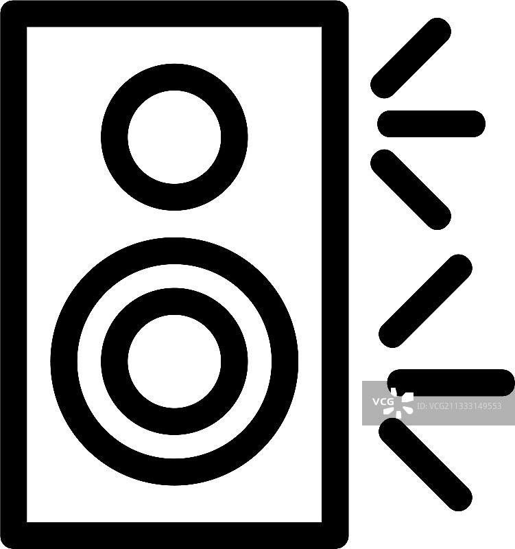 喇叭图标或标志孤立符号符号图片素材