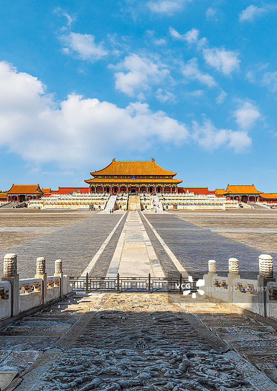 北京故宫博物院著名景点图片素材