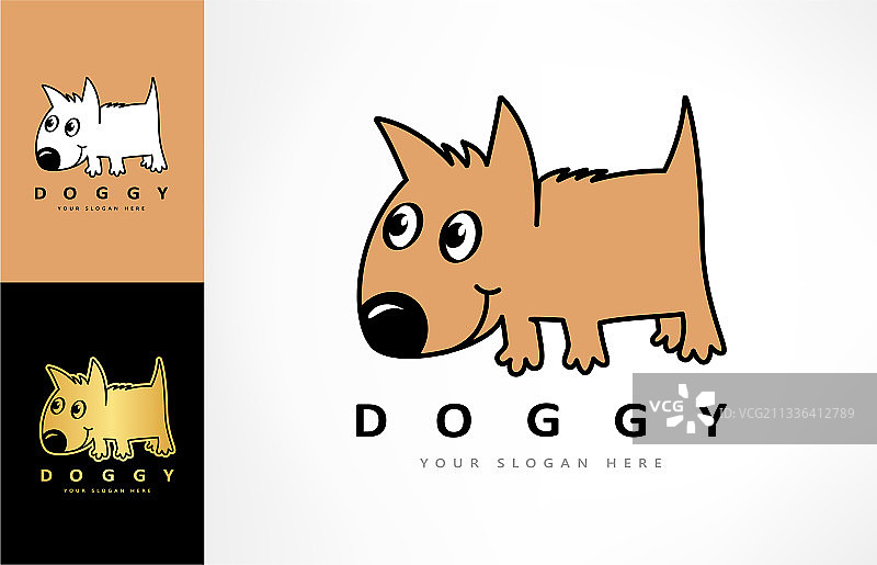 狗标志小狗动物宠物设计图片素材
