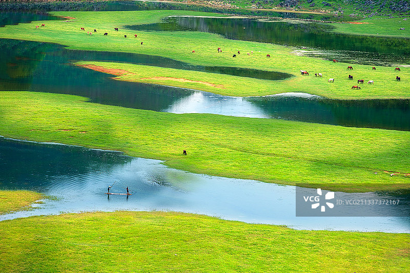 绿水青山（中国 广西）图片素材