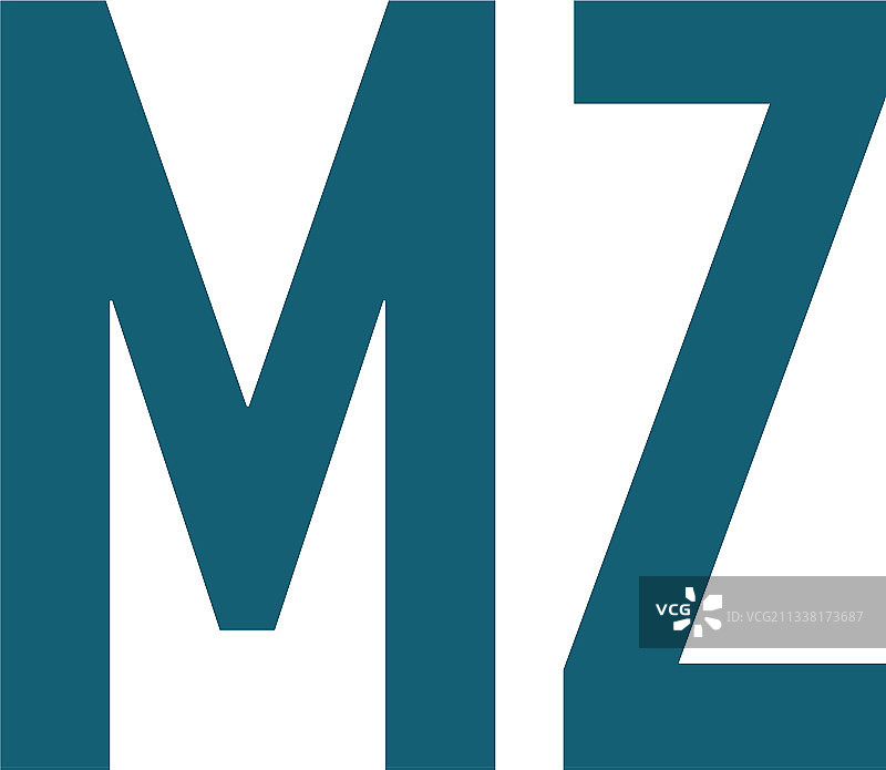 首字母mz手盾安全标志图片素材