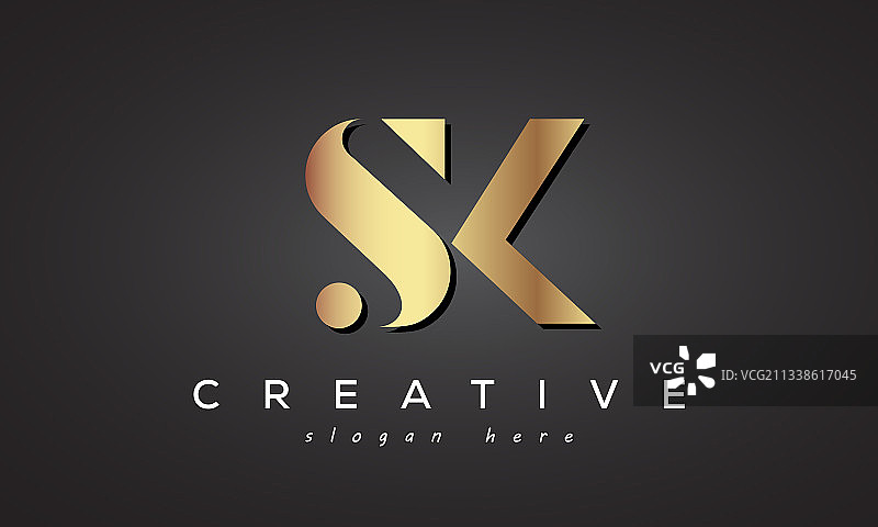 Sk创意奢侈标志设计图片素材