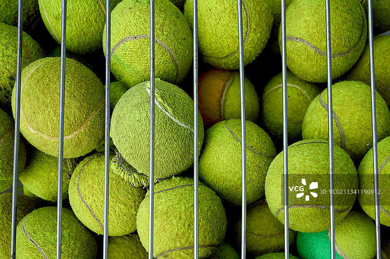 网球的全帧拍摄图片素材