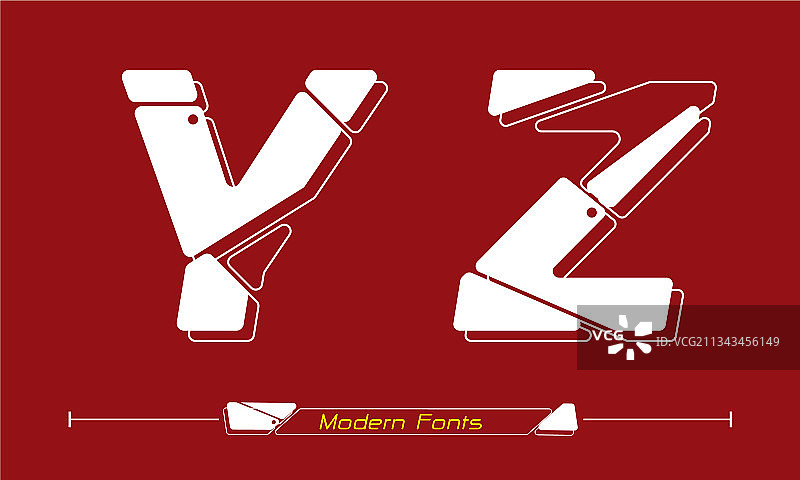 字母排印法是未来现代字体样式中的一种图片素材