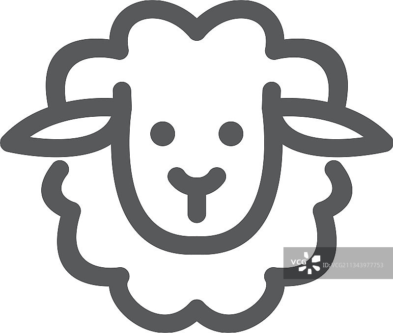 单一险种羊的标志图片素材