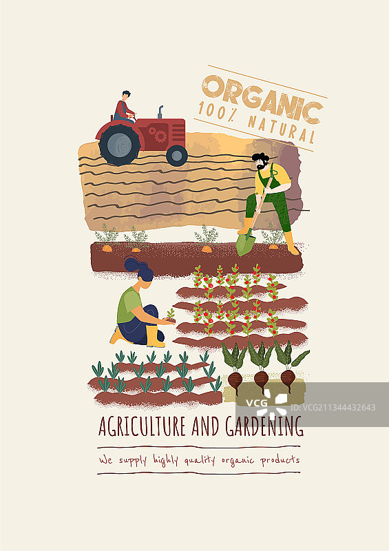 有机农业，农业和园艺图片素材