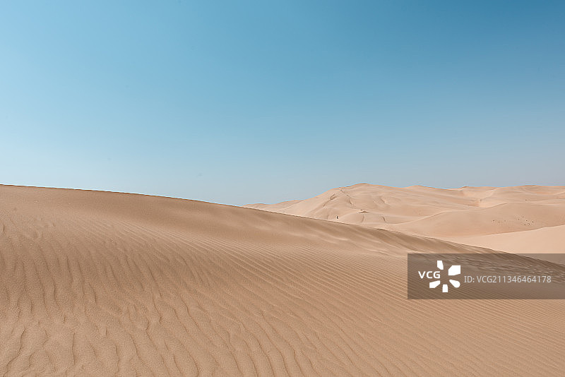 内蒙古库布齐沙漠风光图片素材