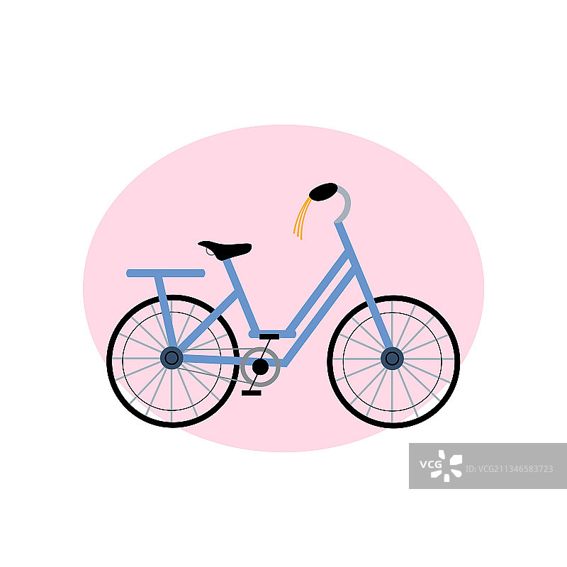 自行车剪贴画自行车简单剪贴画图片素材