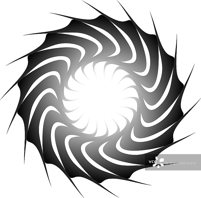 圆形径向图标图案曼荼罗形状漩涡图片素材
