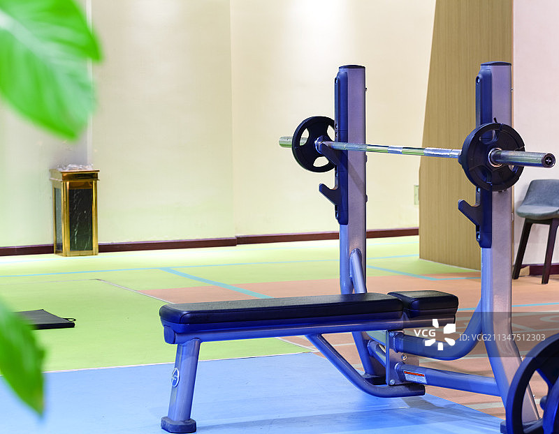 健身房里的健身器材图片素材
