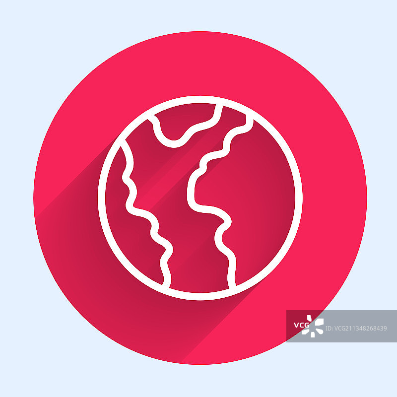 白线全球经济危机icon孤立图片素材