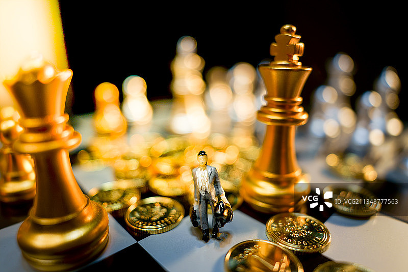国际象棋，商务，金融，下棋，布局，运筹帷幄，配置，管理，棋子图片素材