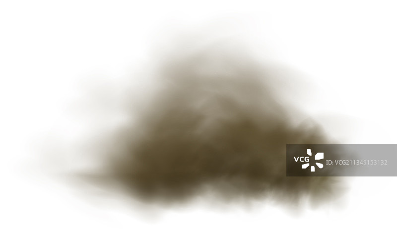 灰尘云中夹杂着烟蒂微粒图片素材