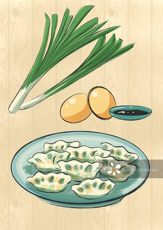冬至的饺子图片素材