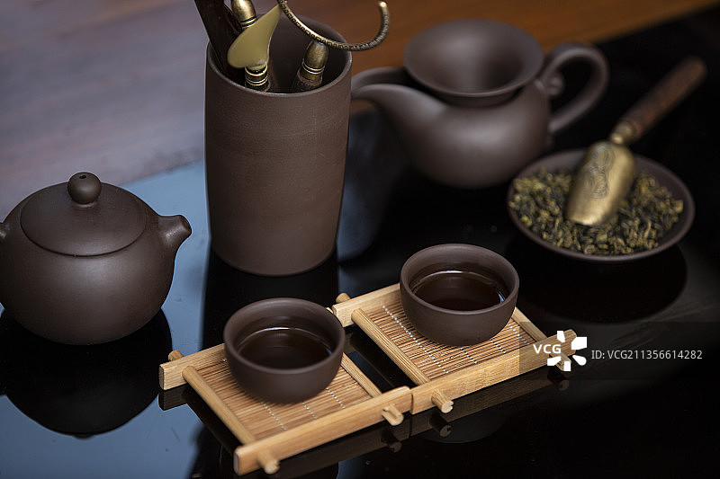 茶叶与茶具图片素材