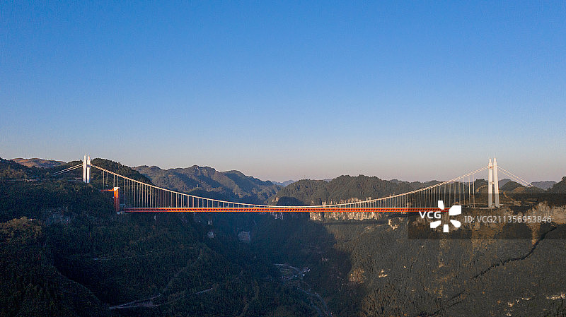 湖南湘西矮寨大桥图片素材