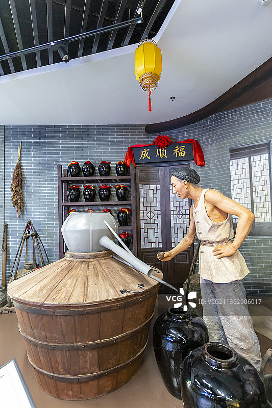 北京市顺义文化馆非物质文化遗产：牛栏山二锅头酿造场景图片素材