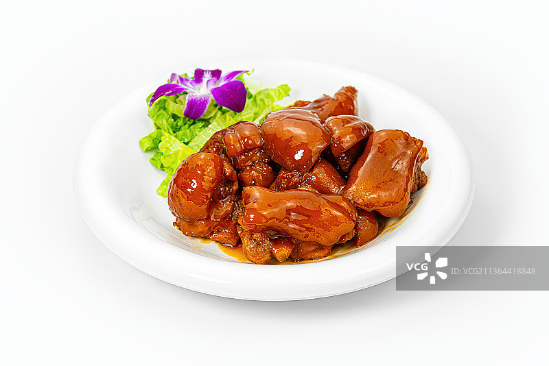 粤菜 小炒 白切鸡 花椒鸭 融合菜 铁板 白底图图片素材