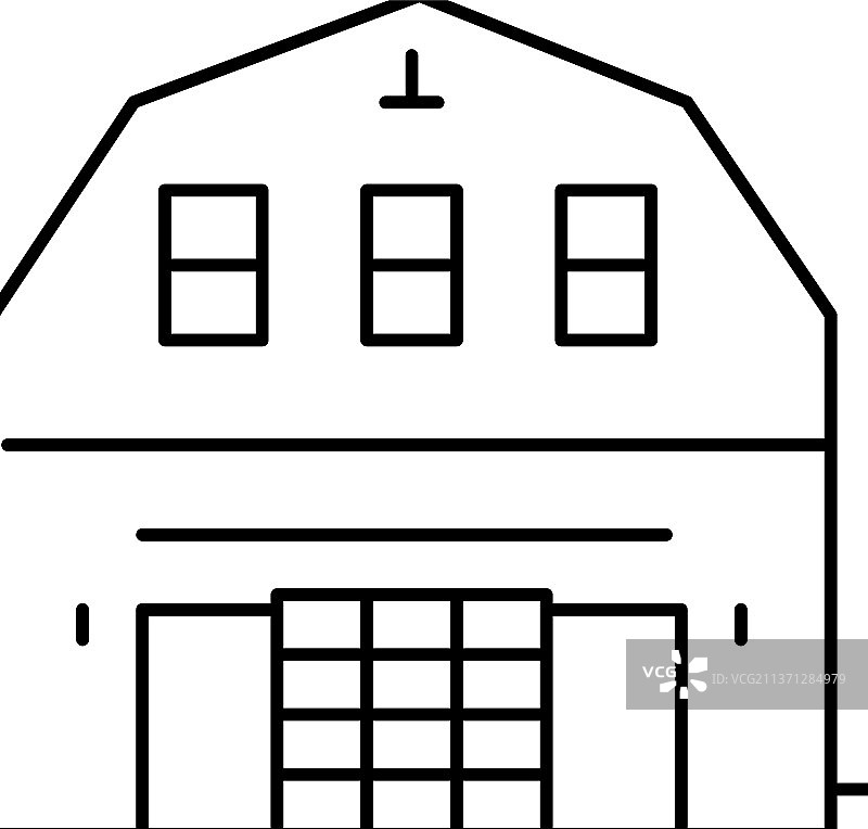 bardominium房子线图标图片素材