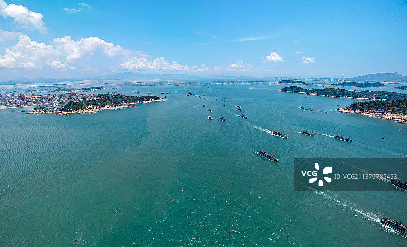 航拍中国福建省东山岛海景图片素材
