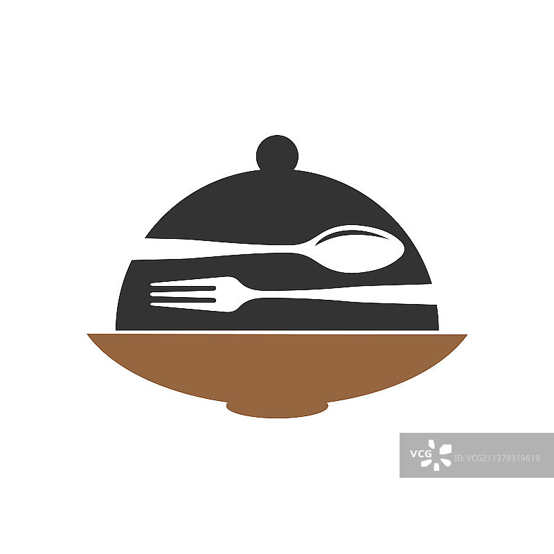 餐具品质企业标志设计图片素材