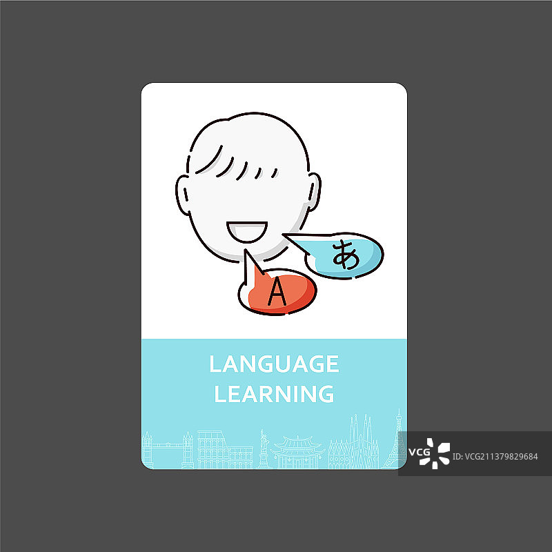 语言学习-翻译或口译图片素材