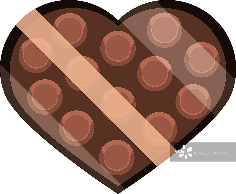 巧克力焦糖心图片素材