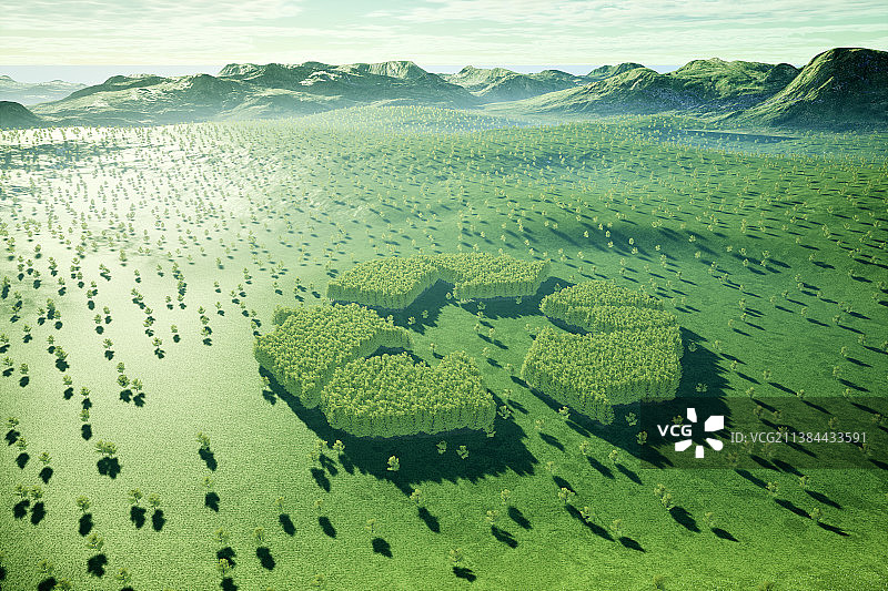 绿色，低碳，碳中和，森林图片素材