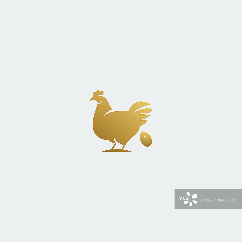 鸡下蛋标志图形模板图片素材