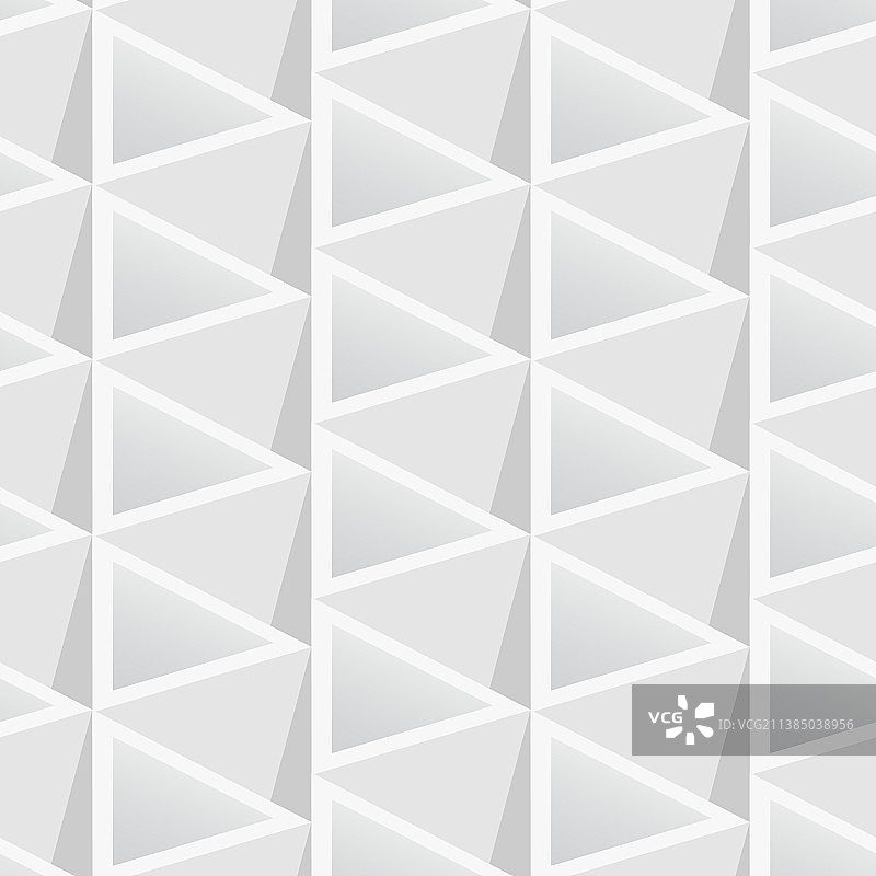 白色无缝抽象几何三维背景图片素材