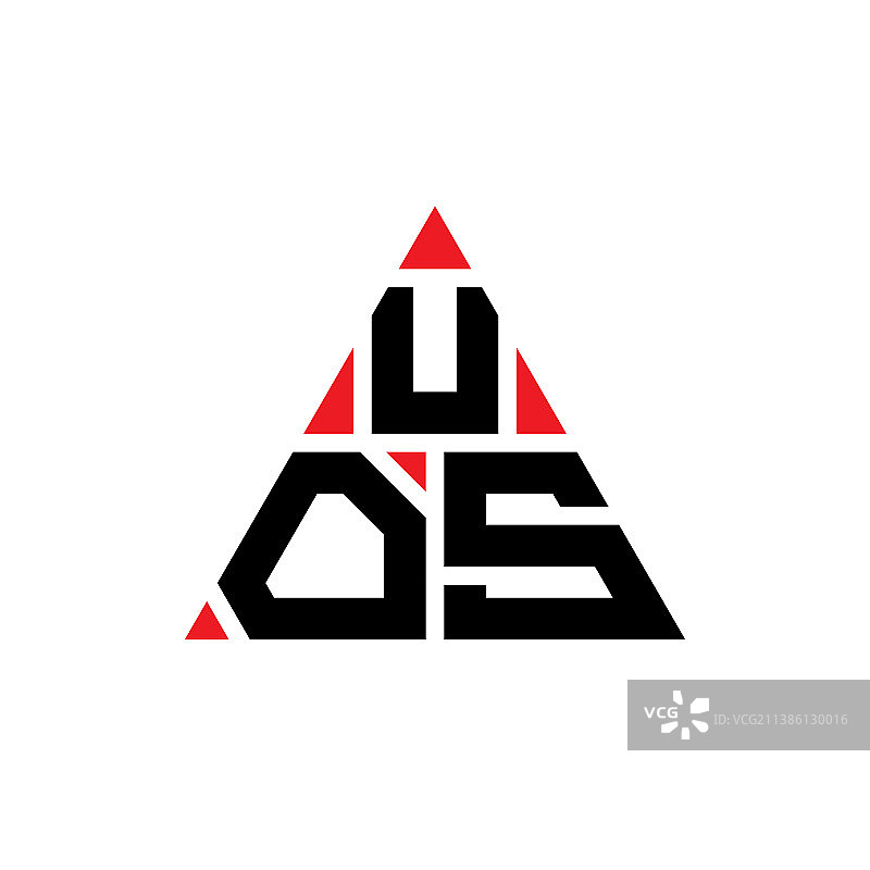 Uos三角形字母标志设计与三角形图片素材