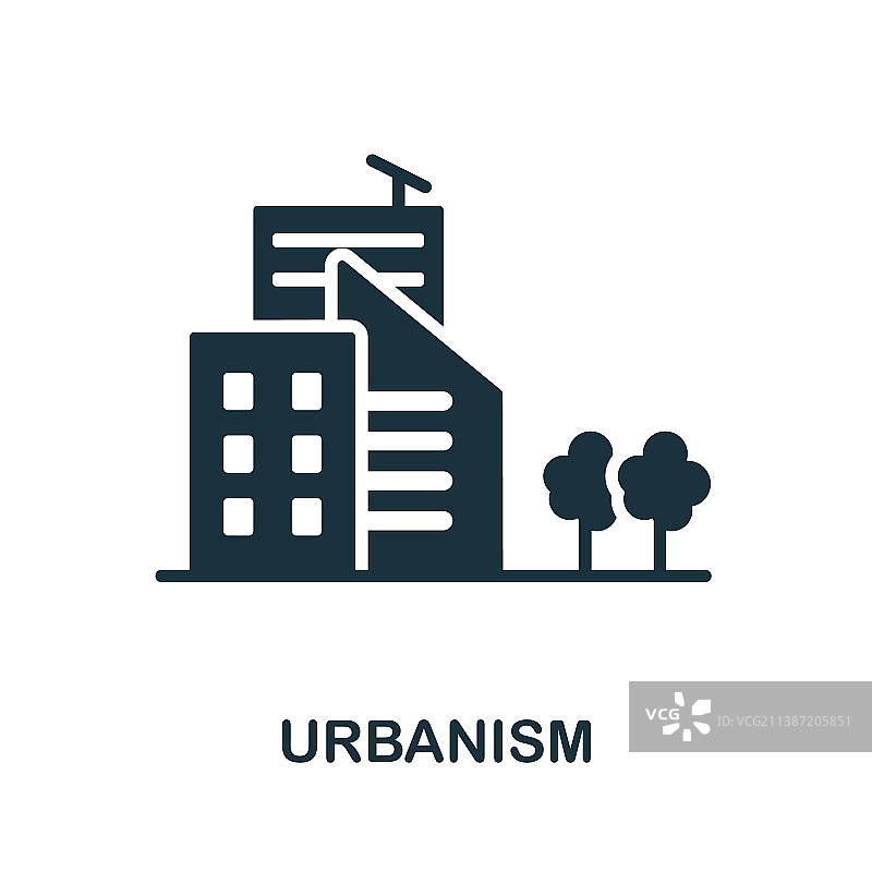 都市主义图标单色标志来自平面设计图片素材