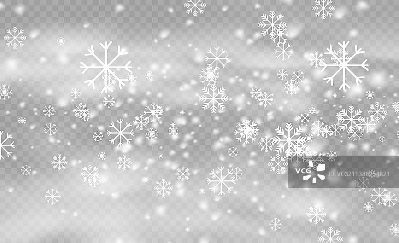 圣诞节的雪或暴风雪图片素材