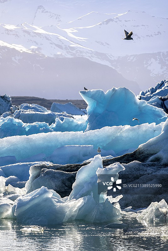 冰河湖图片素材