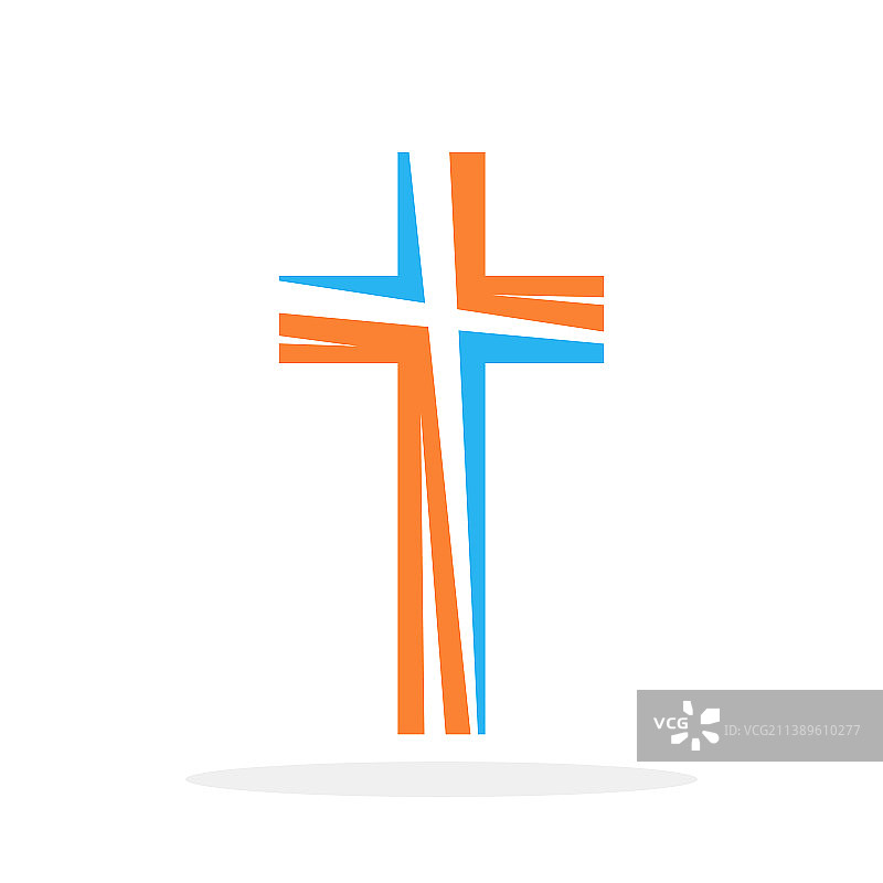 宗教十字架符号抽象基督教图标图片素材