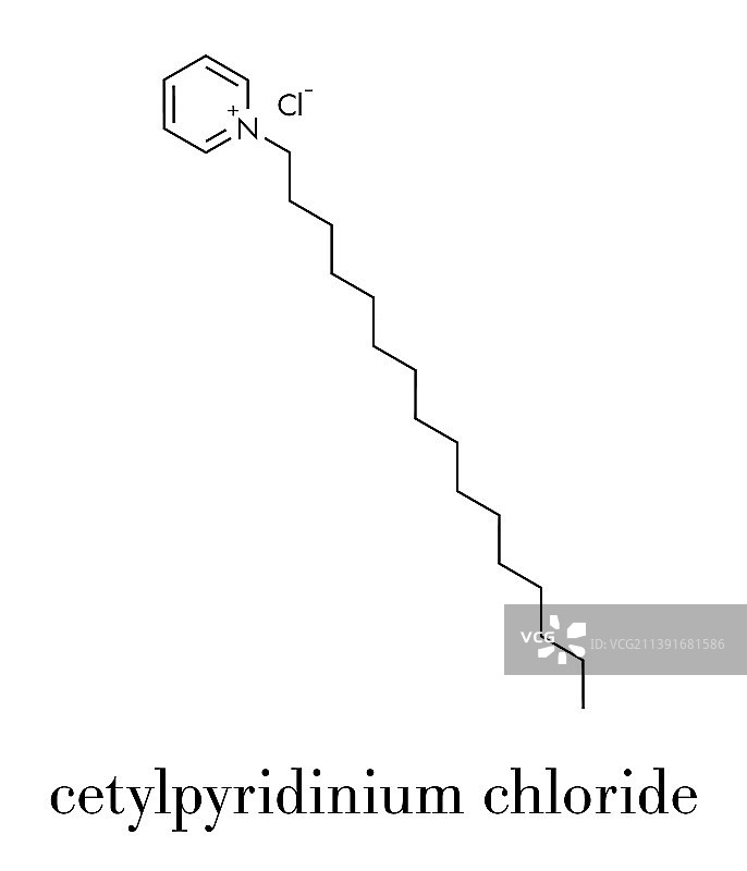氯化十六烷基吡啶防腐分子图片素材